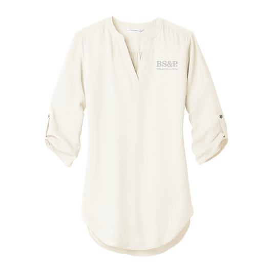 Women's 3/4 Sleeve Tunic Blouse